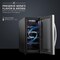 Schmecke 10-Bottle Thermoelectric Wine Cooler, Stainless Steel Freestanding Wine Fridge